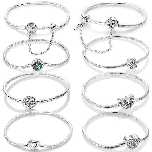 925 Sterling Silver Charm Bracelet