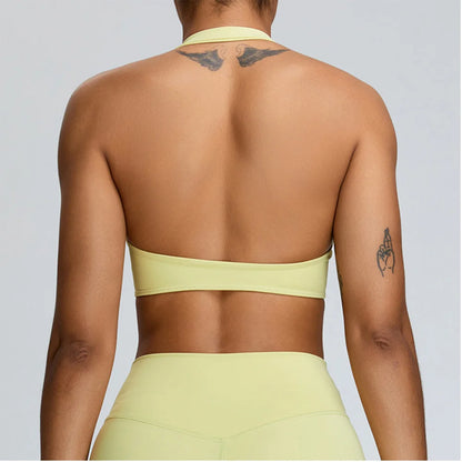 Backless Push-Up Sports Bra