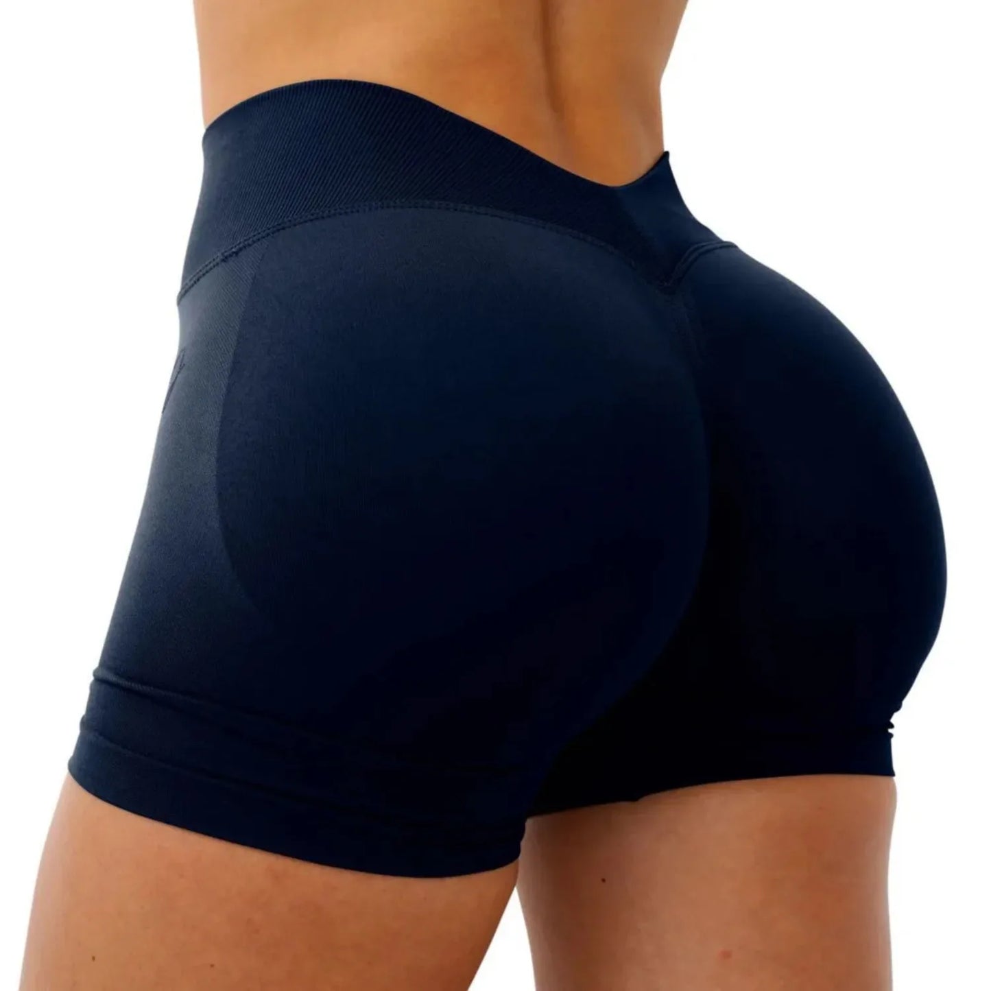 Short Gym Woman V Waist High Waist