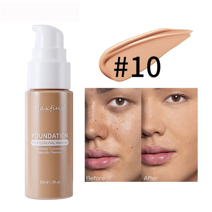 Waterproof Liquid Foundation & Concealer – Sweat-Resistant Professional Finish