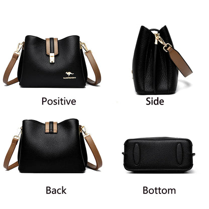 Leather Shoulder Bag – Designer & Spacious