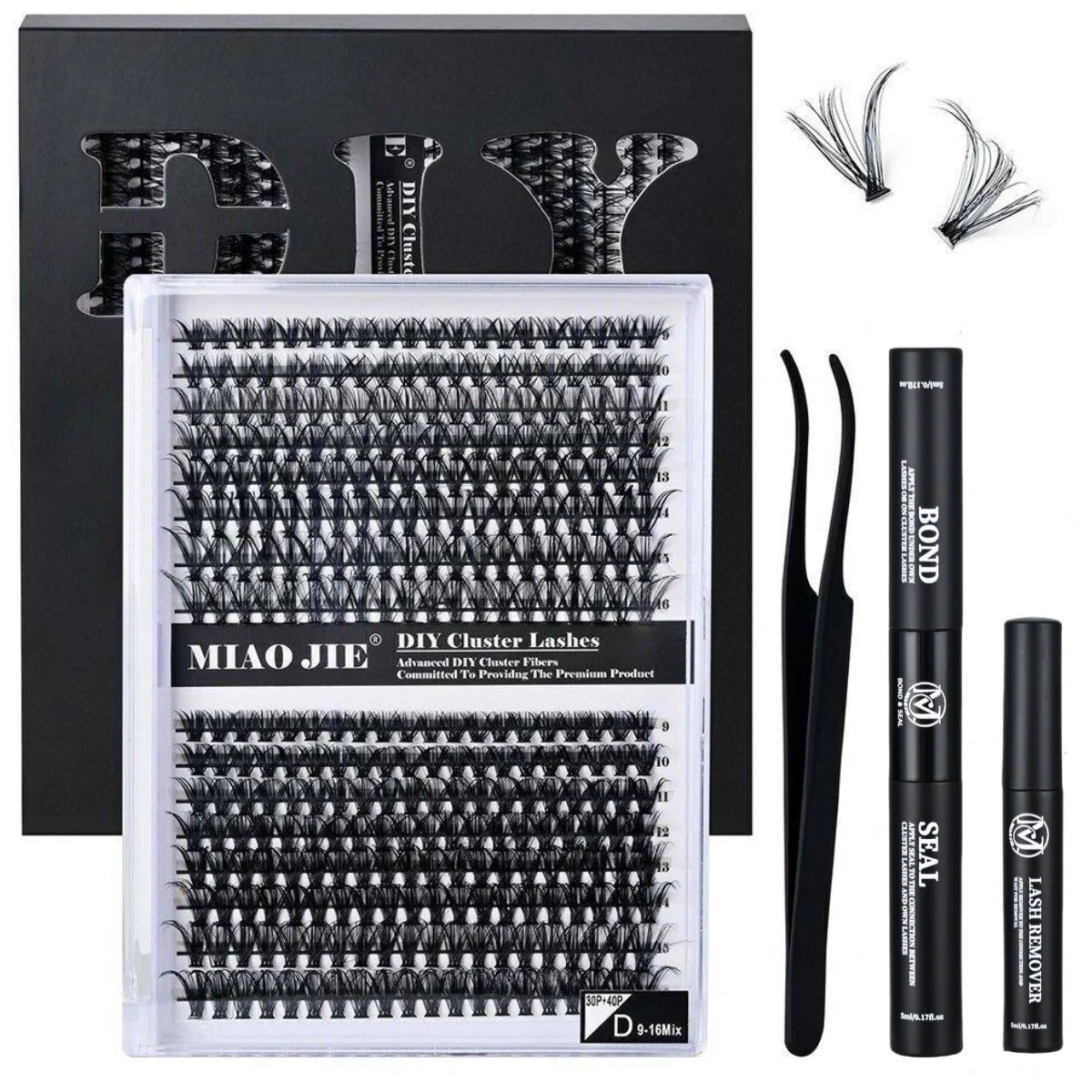 320pcs DIY Lash Clusters Kit 30D-40D with Applicator