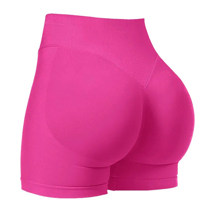 Women's Scrunch Butt Biker Shorts – Seamless Yoga & Workout