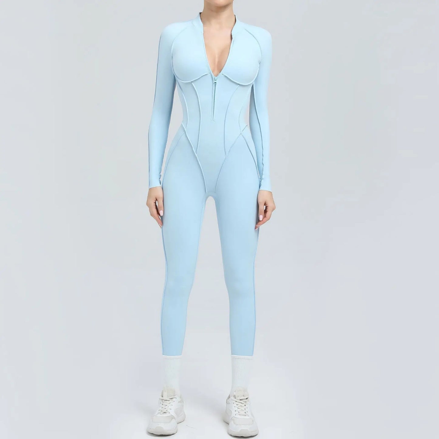 Yoga Suit Gym Set Women Training Sportswear Fitness Long Sleeved