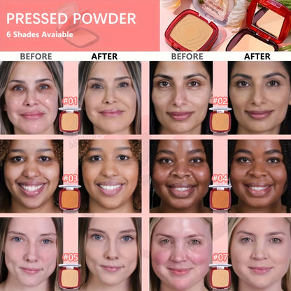 Flawless Matte Pressed Powder – All-Day Coverage