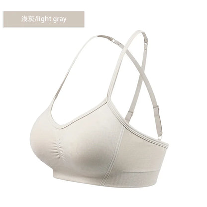 Women’s Open Back Halter Sports Bra