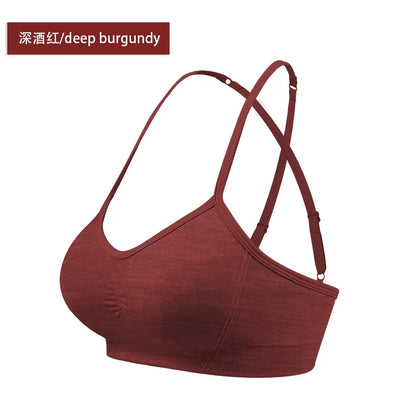 Women’s Open Back Halter Sports Bra
