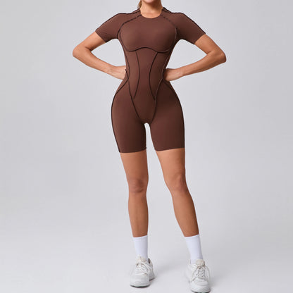 Women's Short Fitness Jumpsuit – Modern & Comfortable