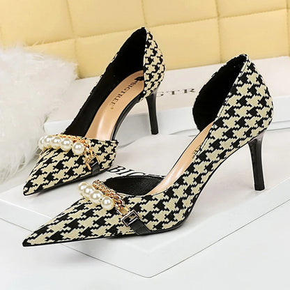 BIGTREE Elegant Chain Heels