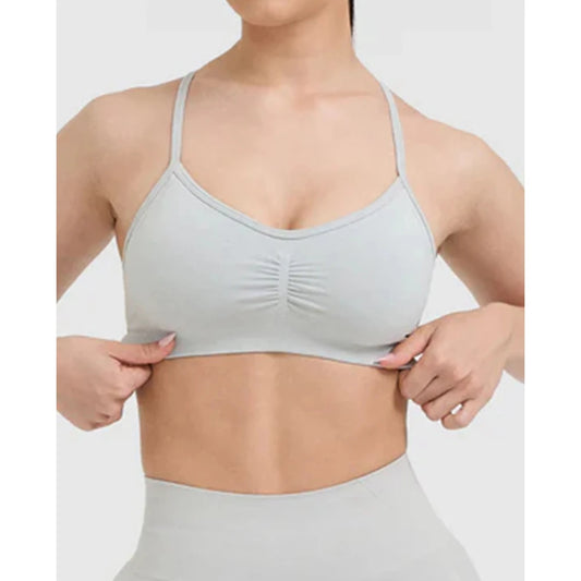 Women’s Open Back Halter Sports Bra