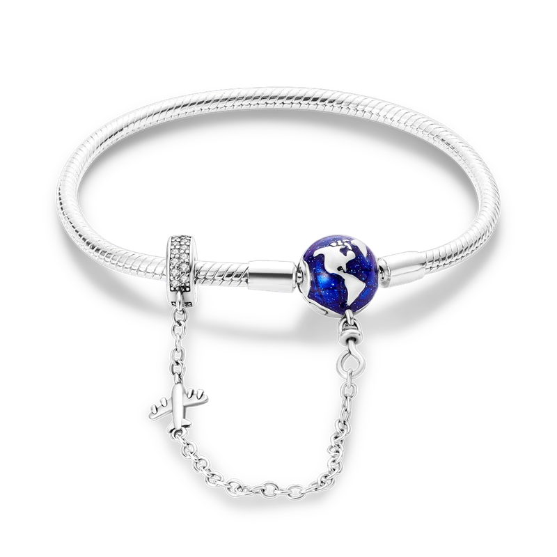 925 Sterling Silver Charm Bracelet