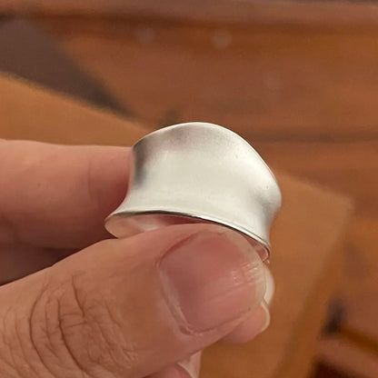 6PCS 925 Sterling Silver Moon Ring Set