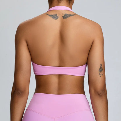 Backless Push-Up Sports Bra