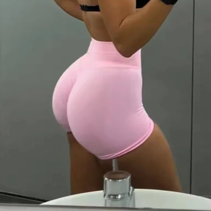 Women's Scrunch Butt Biker Shorts – Seamless Yoga & Workout