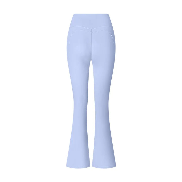 Women High Waist Flared Leggings Gym Fitness