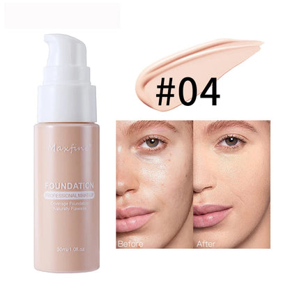 Waterproof Liquid Foundation & Concealer – Sweat-Resistant Professional Finish