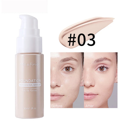 Waterproof Liquid Foundation & Concealer – Sweat-Resistant Professional Finish