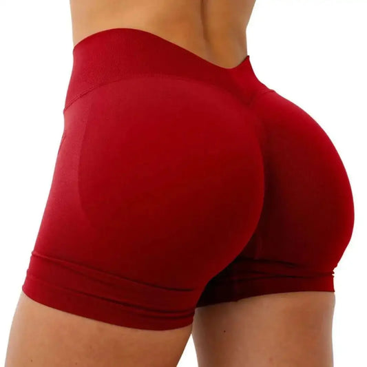 Short Gym Woman V Waist High Waist