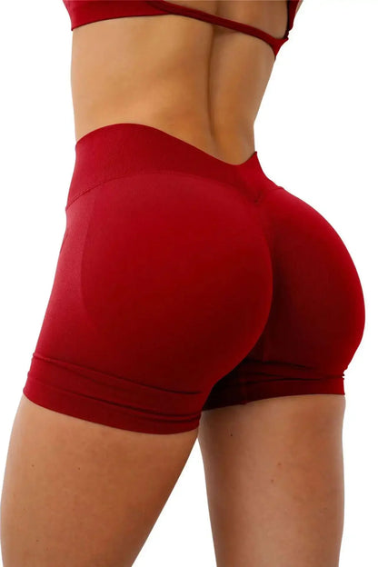 High-Waist Scrunch Booty Shorts