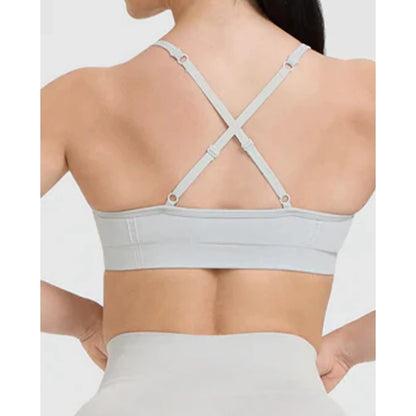 Women’s Open Back Halter Sports Bra