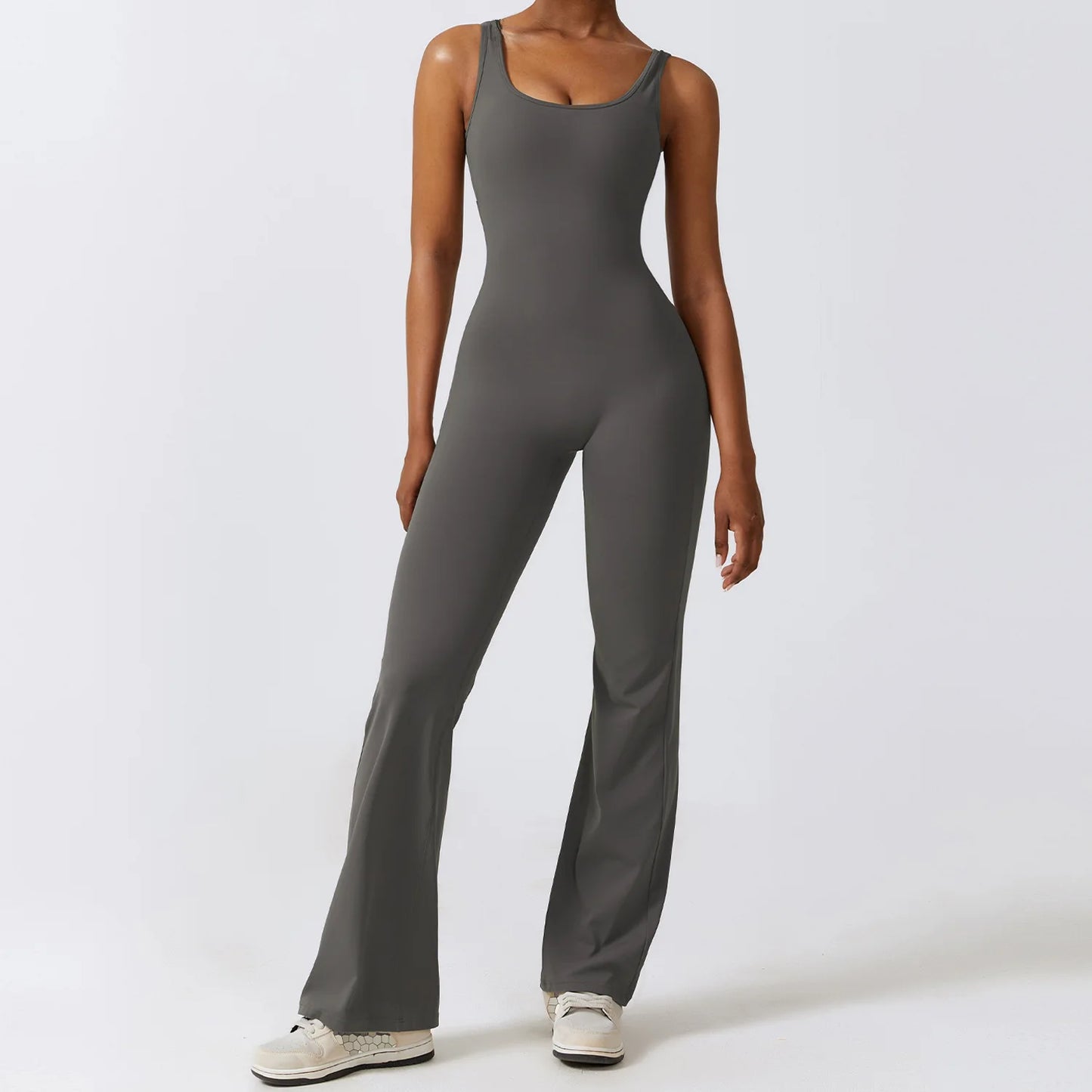 LuxeFit One-Piece Yoga Jumpsuit