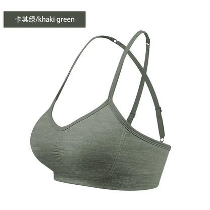 Women’s Open Back Halter Sports Bra