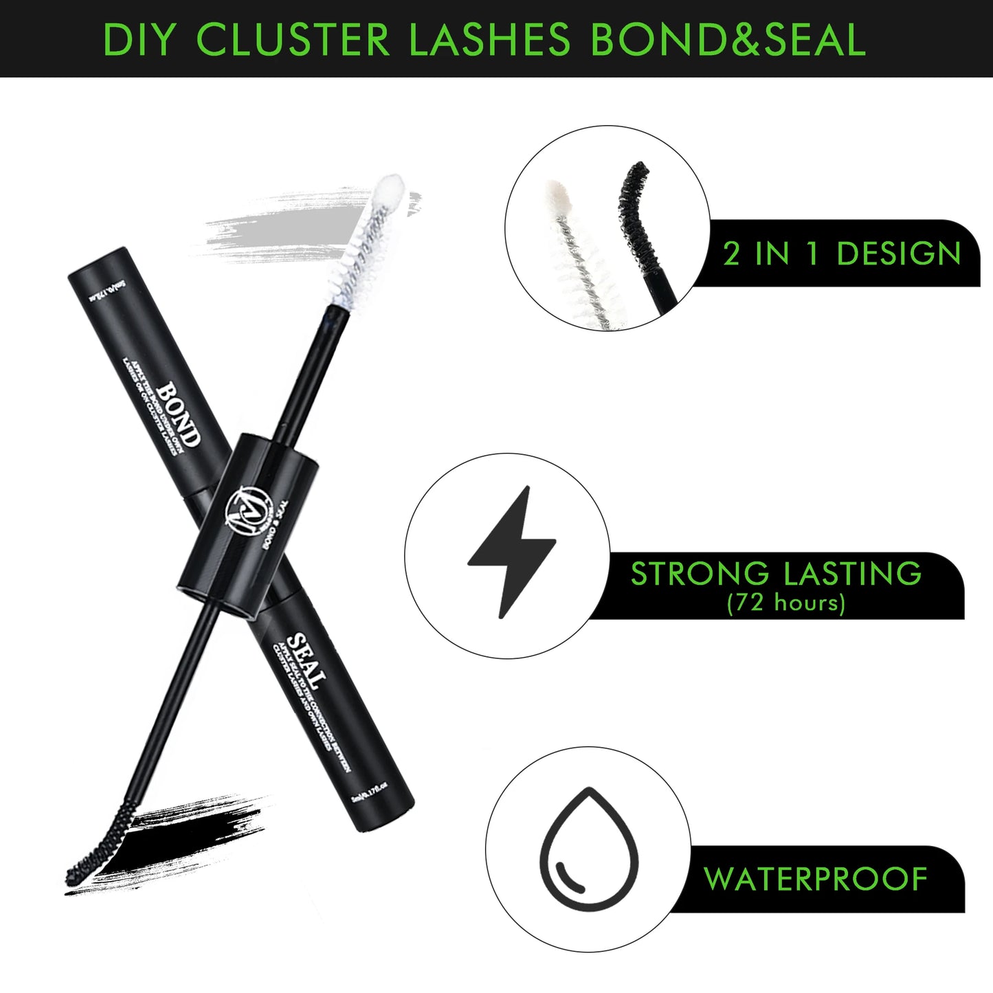 320pcs DIY Lash Clusters Kit 30D-40D with Applicator