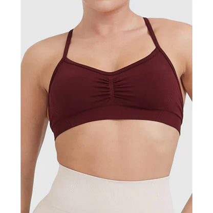 Women’s Open Back Halter Sports Bra