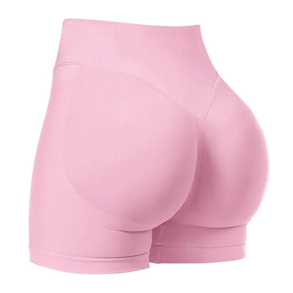 Women's Scrunch Butt Biker Shorts – Seamless Yoga & Workout