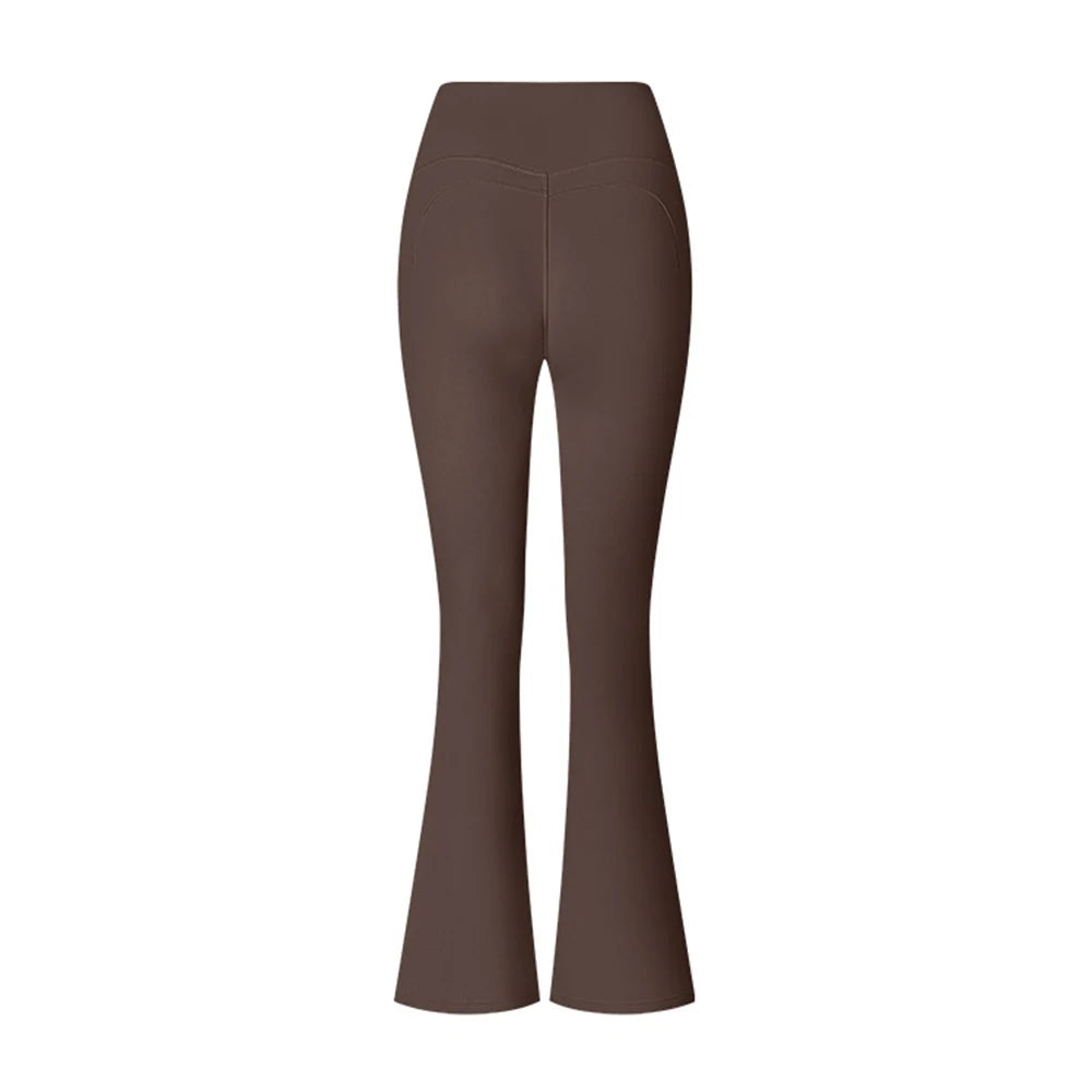 Women High Waist Flared Leggings Gym Fitness