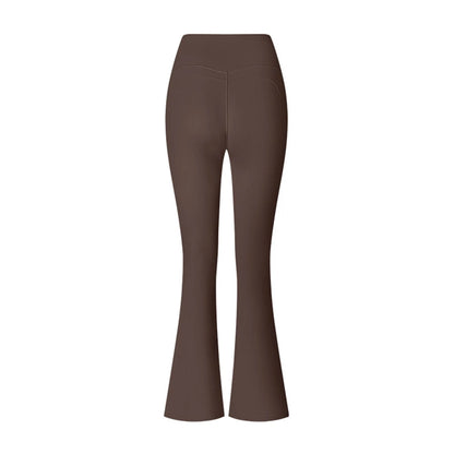 Women High Waist Flared Leggings Gym Fitness