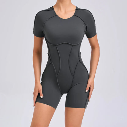 Women's Short Fitness Jumpsuit – Modern & Comfortable