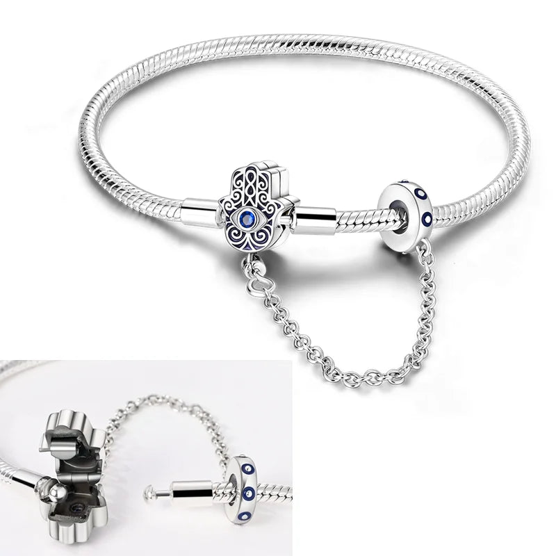 925 Sterling Silver Charm Bracelet