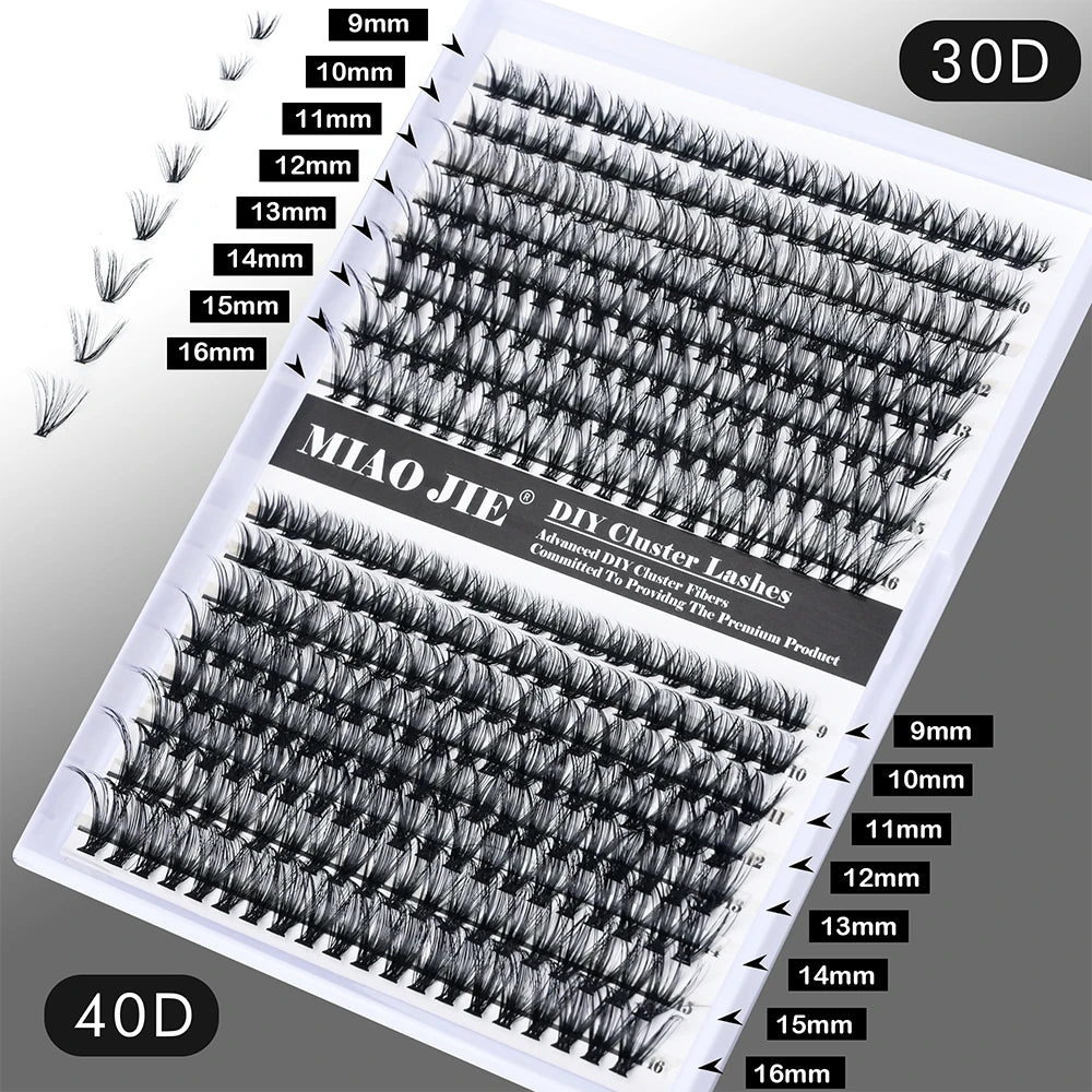320pcs DIY Lash Clusters Kit 30D-40D with Applicator