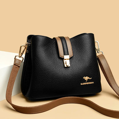 Leather Shoulder Bag – Designer & Spacious