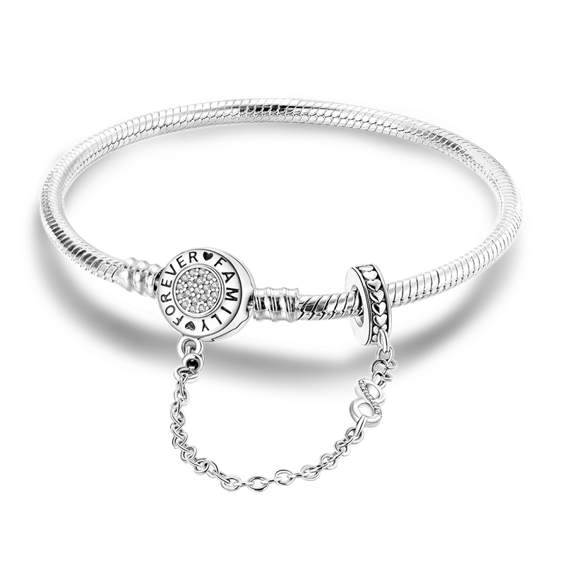 925 Sterling Silver Charm Bracelet