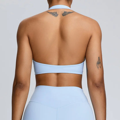 Backless Push-Up Sports Bra