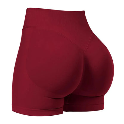 Women's Scrunch Butt Biker Shorts – Seamless Yoga & Workout